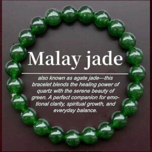 Malay Jade Bracelet – Emotional Clarity & Spiritual Balance